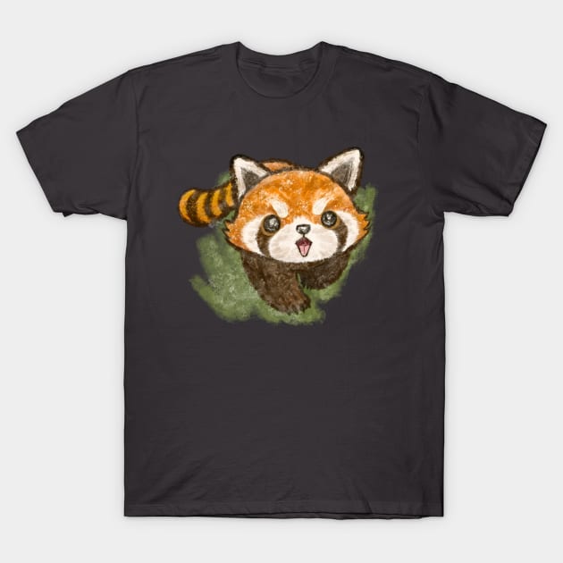 Red panda is coming T-Shirt by sanogawa